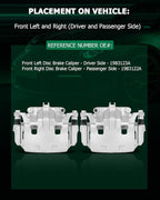 SCITOO 19B3123A 19B3122A Front Left & Right Disc Brake Calipers Assembly w/Bracket For Nissan For Frontier/For Pathfinder/For Xterra,For Suzuki For Equator