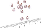 Natural Pearl Beads Rice 5-6mm Purple Freshwater Cultured Loose Gemstone Beads for DIY Jewelry Making 13.8''/Strand HQ