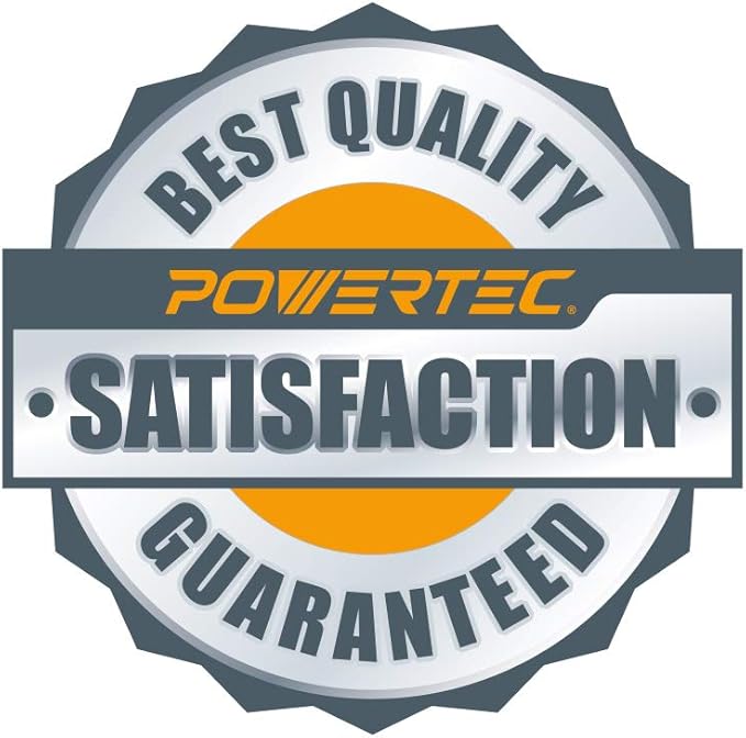POWERTEC Router Guide, Router Bushing Guide Set, Router Template Guide 10 Pcs w/Storage Case, Fits Porter Cable Style Router Sub Base Plate. Size 5/16" to 1" Router Inlay Kit for Woodworking (71051E)