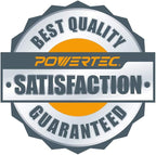 POWERTEC Router Guide, Router Bushing Guide Set, Router Template Guide 10 Pcs w/Storage Case, Fits Porter Cable Style Router Sub Base Plate. Size 5/16" to 1" Router Inlay Kit for Woodworking (71051E)