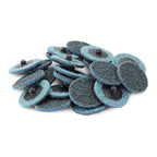 BHA Surface Conditioning Quick Change Discs, 2" Blue (Fine) Prep Pad - 25 Pack