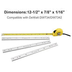 12-1/2 Inch Planer Blades, M2 HSS Replacement Knives for DeWalt DW734 & DW7342, Set of 3, Double-Sided High-Speed Steel for Precision Woodworking