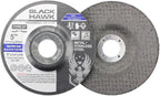 BHA Depressed Center Metal Grinding Wheels for Angle Grinders, 5” x 1/4” x 7/8” - 5 Pack