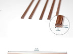 Brazing Rods Phosphor Copper 5% Silver Nitrate Sticks Copper Solder Kit Alloys Flat Industry Welding Rods for Air-conditioners, Refrigerators Pipe Gas and Freezers Storage HVAC(5% Silver Bcup-3)