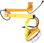 30W LED Loading Dock Lights with 40” Swing Single Folding Arm, 5000K 4,200 Lumen 360° Rotatable Lamp Head, IP65 Rated, UL Certified Workbench Light for Trailers, Docks, Warehouses, Container (30W)