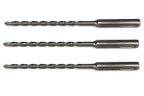 3PCS, 1/4" x 6 ", SDS Plus,Hammer Drill Bits, Rotary Hammer Drill Bits