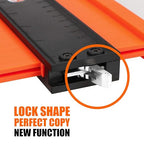 Saker Contour Gauge Duplication-Adjustable Lock-Precisely Copy Irregular Shape-Irregular Woodworking Tracing-Must Have Tool Christmas Gifts for DIY Handyman Men Husband Dad 10 Inch+5 Inch