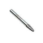 SF-1 Tree Shape Tungsten Carbide Rotary Burr, Double Cut Solid Carbide Rotary Burr Set 1/4" Shank for Die Grinder Drill,Metal Carving, Polishing,Engraving,Drilling by LU&MN