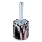 BHA Aluminum Oxide Shank Mounted Flap Wheels, 1” x 1” x 1/4”, 40 Grit - 5 Pack