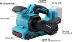 Cordless Belt Sander,18 Inch for Makita Battery 18V, Brushless Electric Power Belt Sander with 6 Variable-speed,Portable Handheld Belt Sander Professional Polishing Tool for Rust Removal,Woodworking