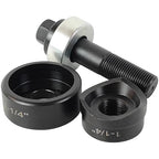 AMZCNC Manual Knockout Punch Kit, Heavy Duty Metal Sheet Knock Out Box Hole Cutter Conduit Punch Driver Die Set ((Conduit Hole Size) 1-1/4" Knockout Punch)