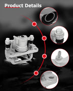 cciyu Rear Left Brake Caliper Assembly w/Bracket 19B2780 For Nissan For Altima 2002-2023,For Nissan For Maxima 2003-2008 2019-2023