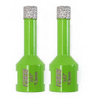 Diamond Core Drill Bits,2pcs 3/8" 10mm Ceramic Tile Drill Bits Vacuum Brazed Diamond Hole Saw for Porcelain Tile,Granite,Marble,Concrete,Masonry,Brick