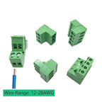 17-Piece 5.08mm Pluggable Screw Terminal Block Kit (2/3/4 Pins) with Screwdriver, Compatible with 12-28AWG, 300V 10A