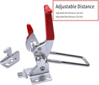SKYCK 6-Pack 2000lbs Capacity Heavy Duty Toggle Clamp - Adjustable U Bolt Self-Lock Latch for Tire Carrier, 90 Degree Lock for Cam Sliding Door, Lt-431