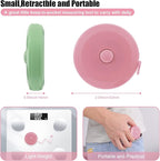 Tape Measure Body Measuring Tape, Retractable 60 Inch Soft Mini Measuring Tape, Small Sewing Fabric Tape Ruler for Cloth Waist Medical Nursing Craft(12 Pack)