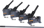 KAKA INDUSTRIAL MS-24 Manual Sheet Metal Shears - Cuts Square Steel, Rebar, Rod, Flat Bar, Round Steel up to 0.95 in / 24mm