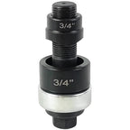 AMZCNC Manual Knockout Punch Kit, Heavy Duty Metal Sheet Knock Out Box Hole Cutter Conduit Punch Driver Die Set ((Conduit Hole Size) 3/4" Knockout Punch)