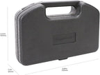 Amazon Basics 9-Piece Bi-Metal High Speed Steel Hole Saw Kit with Carrying Case, 25/32" to 2-11/16”, Black