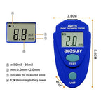 allsun EM2271 Portable Paint Coating Thickness Meter 0-2mm/80mil,Non-Destructive Coating Tester for Iron Steel Aluminum with Auto Shut-off