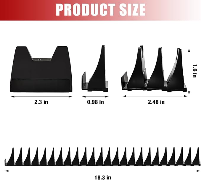 48PCS Magnetic Modular Wrench Organizer Wrench Holder - Wrenchs Tool Organizers for Tool Drawer Storage, Wrenchs Rack with Metric SAE Labels, Tool Storage Set Holder Festival for Mechanics