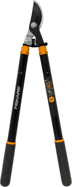 Fiskars Loppers for Tree Trimming, Heavy Duty, with Extendable Handle (24.5"-37" Range), Sharp Bypass Steel Blade Tree Branch Cutter up to 1.5-Inch Diameter Cut Capacity