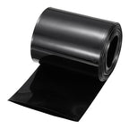 MECCANIXITY Battery Wrap PVC Heat Shrink Tubing 60mm Dia 95mm Flat 33 Feet(10meters) Black Good Insulation for Battery Pack