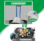 13 Gallon Compostable Trash Bags, 50 Count Biodegradable Drawstring Compost Food Waste Bags, Heavy Duty 1 Mil, 49.2 Liter, Tall Kitchen Large Garbage Bags, US BPI and Europe OK Compost