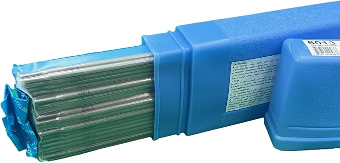 6013 Welding Rod 1/8", E6013 Stick Welding Electrodes 5Lbs with Soft Steady Arc E6013 1/8" (1/8" 5 Pound Box) E6013-125-5