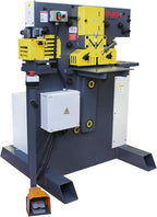 Kaka Industrial 60 Ton multi-function Metal Ironworker M-60 Punch Shear Notcher Brake 220V 3 phase