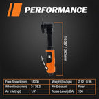Air Cut off Tool, WP WORKPAD 3 inch Cut Off Tool with 5Pcs Die Grinder Cut Off Wheels,18000RPM, Pneumatic Cutting Machine Metal Sheet Cutter Tool Kit