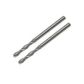 Solid Carbide Jobber Drill Bits 3/32" with Straight Shank and 118° Point Angle, Made from Tungsten Carbide Material,2-Pieces