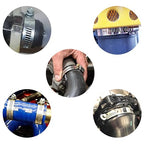 LOKMAN 20 Pack Stainless Steel Hose Clamp Adjustable 7/8'' - 1-1/2'' (21-38mm) Worm Gear Hose Clamp, Metal Fuel Line Pipe Clamp for Plumbing, Automotive And Mechanical Application