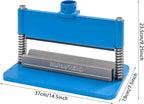 12" Press Brake Attachment for 12&20 Ton Hydraulic Press, 3/16" Bending Thickness Press Brake Attachment, Heavy-Duty Metal Bending Accessories for Metal Sheet Bending Forming Shapes (Blue)
