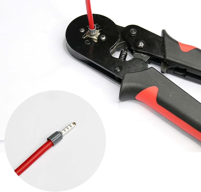 Fidioto 1200pcs Wire Ferrules Terminals Kit, AWG 22-8 Terminal Connector Wire Insulated Cord Pin Ends Terminals for Electric, Industrial, Power Control System, etc.