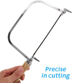 Coping Saw Coping Frame and 4 Replacement Blades Hand Carving Saw Hand Woodworking Tool