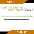 3mm x 1000 Feet Natural Jute Rope, Twine for Gardening Tomato Climbing Plant Tie Floristry Crafts Gift Wrapping Packing Decor