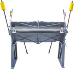 KAKA INDUSTRIAL Box and Pan Brake, 49-Inch Sheet Metal Brake, Industrial-Grade Sheet Metal Bender Machine,12-Gauge Mild Steel Capacity Pan and Box Brake, 0-135 Degree Adjustable W-4812