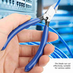 4" Mini Electrical Diagonal Pliers Cable Pliers High Hardness Wire Cable Snips Flush Cutter Snips Cutting Nippers Tools (1 PCS)