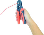Wire Ferrule Crimping Tool Kit AWG 23-7,Ferrule Crimper Plier with 1200PCS Wire Ferrules Kit Wire End Terminals