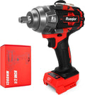 Cordless Impact Wrench 1/2" for Milwaukee 18V Battery, Impact Wrench 1000FT-LBS(1360N.m) High Torque Brushless Electric Impact, with 4 Modes Power Impact Driver for Car, Truck, Mower (No Battery)
