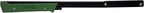 AGAWA - BOREAL24 Backwoods KIT - 24 Inch Folding Bow Saw, Premium Leather Sheath, Additional Aggressive Blade (Black Frame - Green Handle)