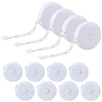 12 Pack Soft Retractable Measuring Tape - Tape Measure for Body Measuring Metric Tape Measure Double Scale Soft Tape Measure for Body Fabric Sewing Tailor Cloth Knitting Home Craft Measurements
