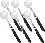 6 Pcs Telescoping Inspection Mirror,Retractable 30 Inch Mechanical Mirror Tool,Under Vehicle Inspection Mirror,Car Visual Reflector,Retractable Under Vehicle Detection Mirror Repair Tool