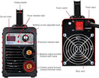 HONE Stick Welder, 110V/220V Actual 140Amp ARC Welder Machine, IGBT Inverter Digital Display LCD Welding Machines with Hot Start Arc Force Anti-Stick, High Efficiency for 1/16"-1/8" Welding Rod.