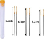 Goiio 19 Pieces Bookbinding Kit Starter Tools Set Bone Folder Paper Creaser, Waxed Thread, Awl, Large-Eye Needles for DIY Bookbinding Crafts and Sewing Supplies