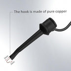 16 Gauge 2pcs/3.3Ft 4MM Banana Plug to Test Hook Clips UL3135, Heavy Duty Silicone Test Leads Set Jumper Wires Kit for Testing - EDGELEC