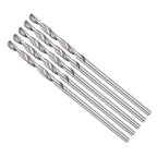 Drill Bit, 1.3mm Cutting Diameter, 4241 HSS 118° Cutting Angle Uncoated Bright Versatile Jobber Bits - (Applications: for Drilling Plastic Wood Soft Metal), 5-Pieces