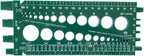 Nut, Bolt & Screw Gauge (Standard & Metric) (Coarse & Fine) Diameter, Length & Thread Pitch (Green)
