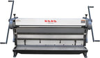 KAKA INDUSTRIAL Heavy Duty Sheet Metal Brake,52 inch 3-in-1 Shear and Slip Roll Combo | 16-Gauge Capacity Industrial Bending Machine with Segment Fingers and Back Gauge for Metal Fabrication